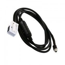 Aux Cable Audio Adapter For BMW E60 E63 E64 E66 E81 E82 E70 E90 _TSOKASSOUND